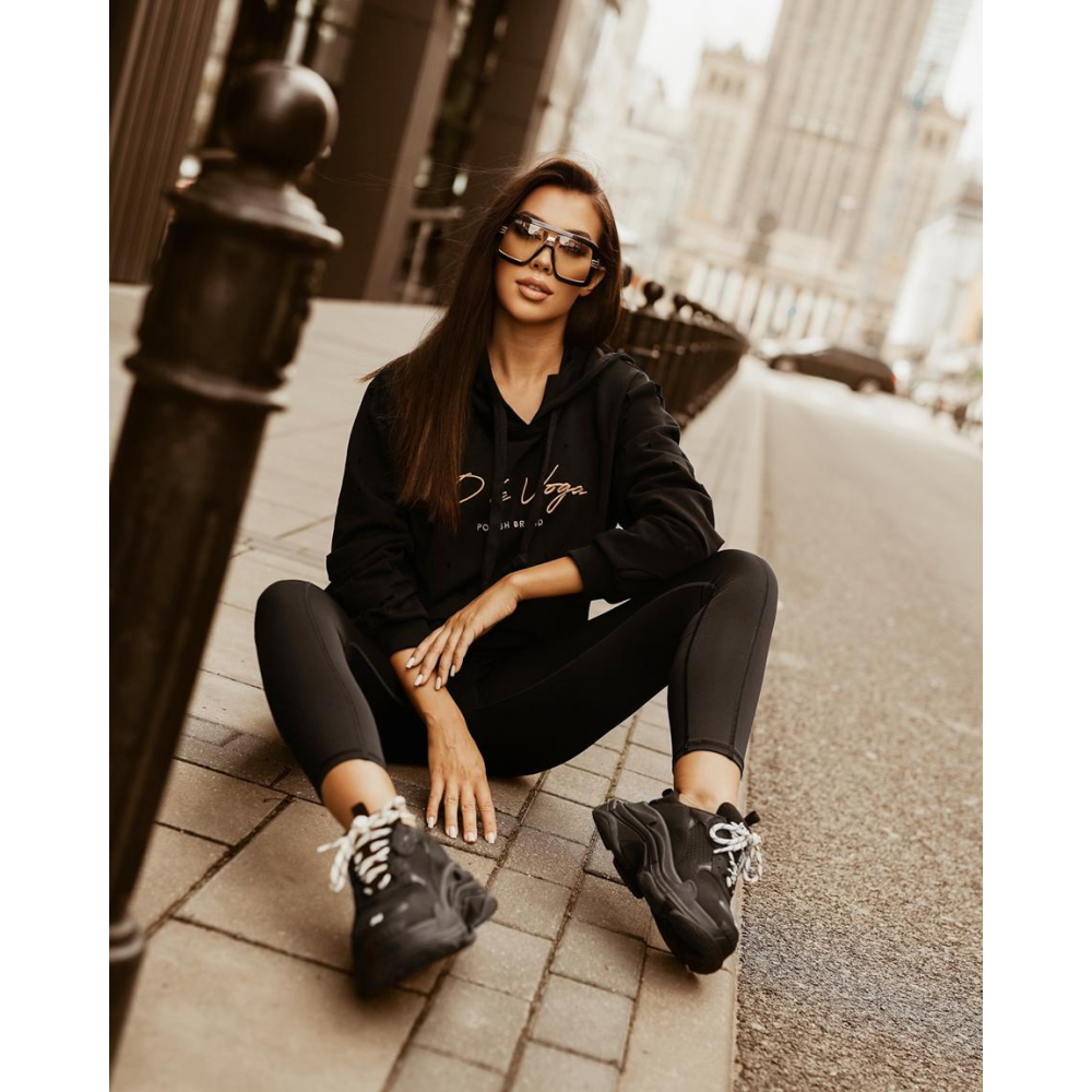 BLUZA BURNED WOMEN BLACK