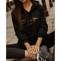 BLUZA BURNED WOMEN BLACK