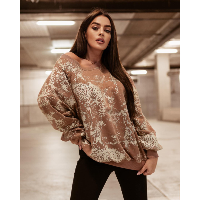 BLUZA FANCY BROWN