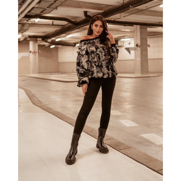 BLUZA FANCY BLACK