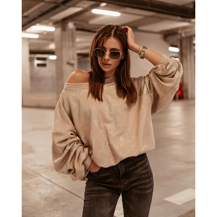 BLUZA FANCY BEŻ
