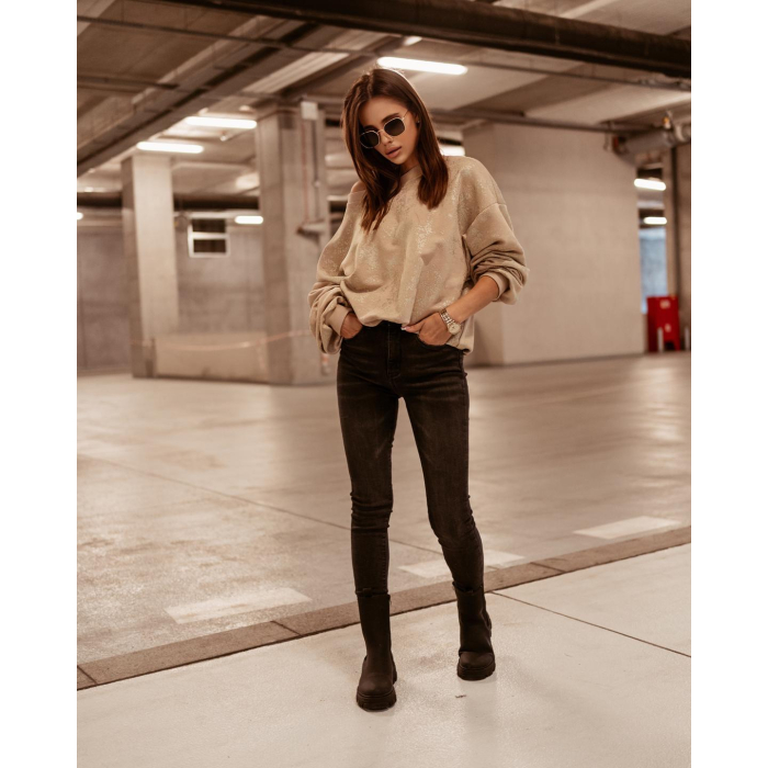 BLUZA FANCY BEŻ