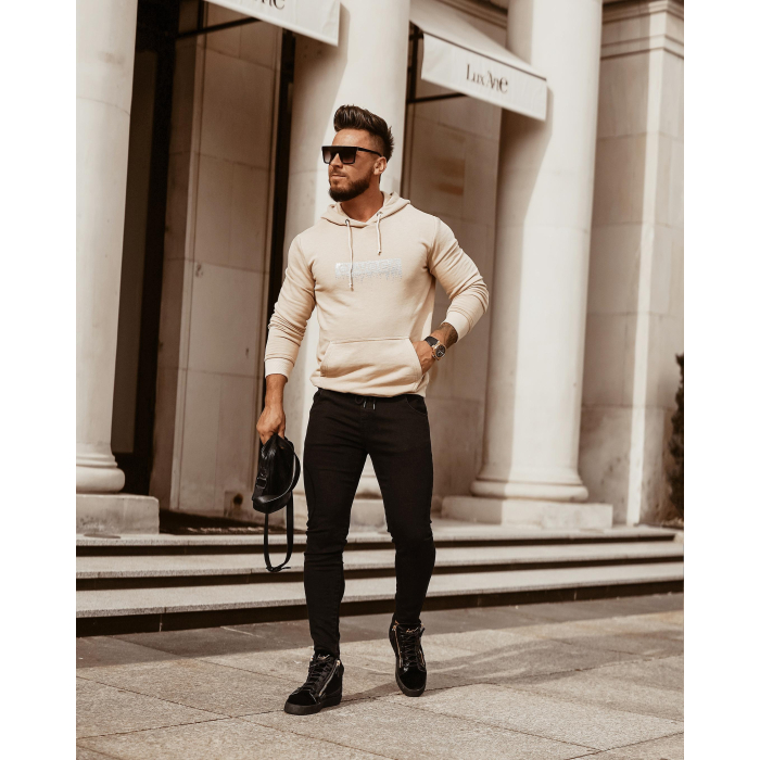 BLUZA JETS MAN BEŻ