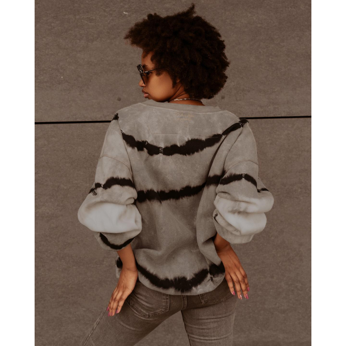 BLUZA MARABLE COLORS GRAY- BLACK PASY