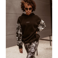 BLUZA WILD SNAKE BLACK-SILVER