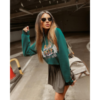 BLUZA WINGS OF WOMAN BUTELKOWA ZIELEŃ