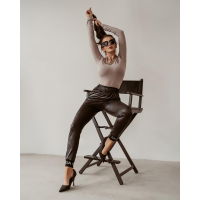 BLUZKA SLIM COMFORT BEŻ