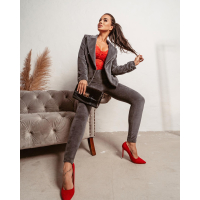 BODY LACE WOMAN RED