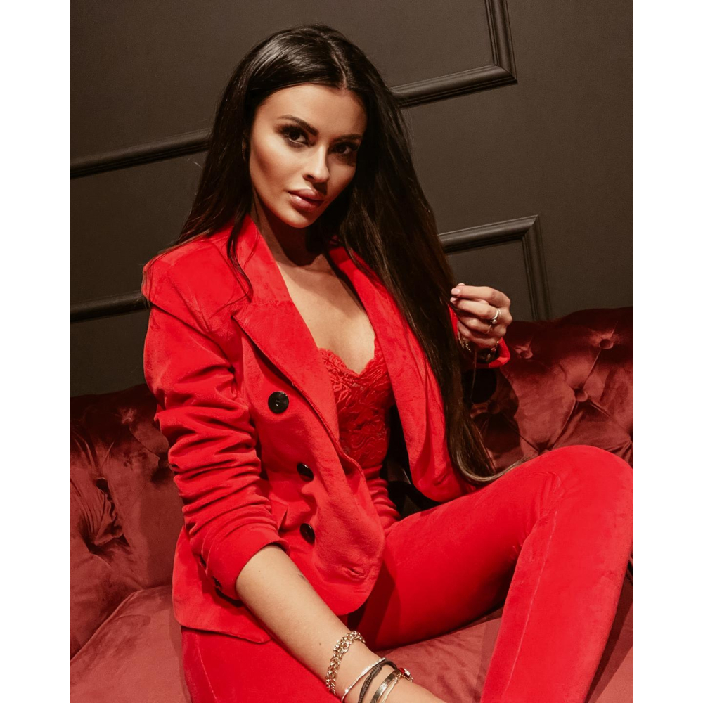KOMPLET GARNITUR CHIC RED