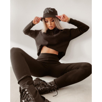 KOMPLET DRES RIB OLVG BLACK