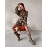KOSZULA OVERSIZE SHIRT KHAKI