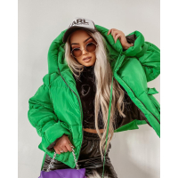 KURTKA BIG POCKETS GREEN