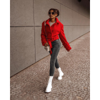KURTKA LAMB JACKET RED
