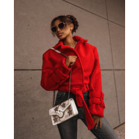 KURTKA LAMB JACKET RED