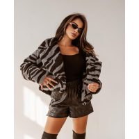 KURTKA ZEBRA GRAY -BLACK