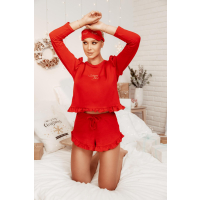 PIŻAMA DAMSKIA SLEEPY GIRL RED