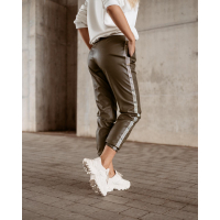 SPODNIE BLING STRIPE KHAKI