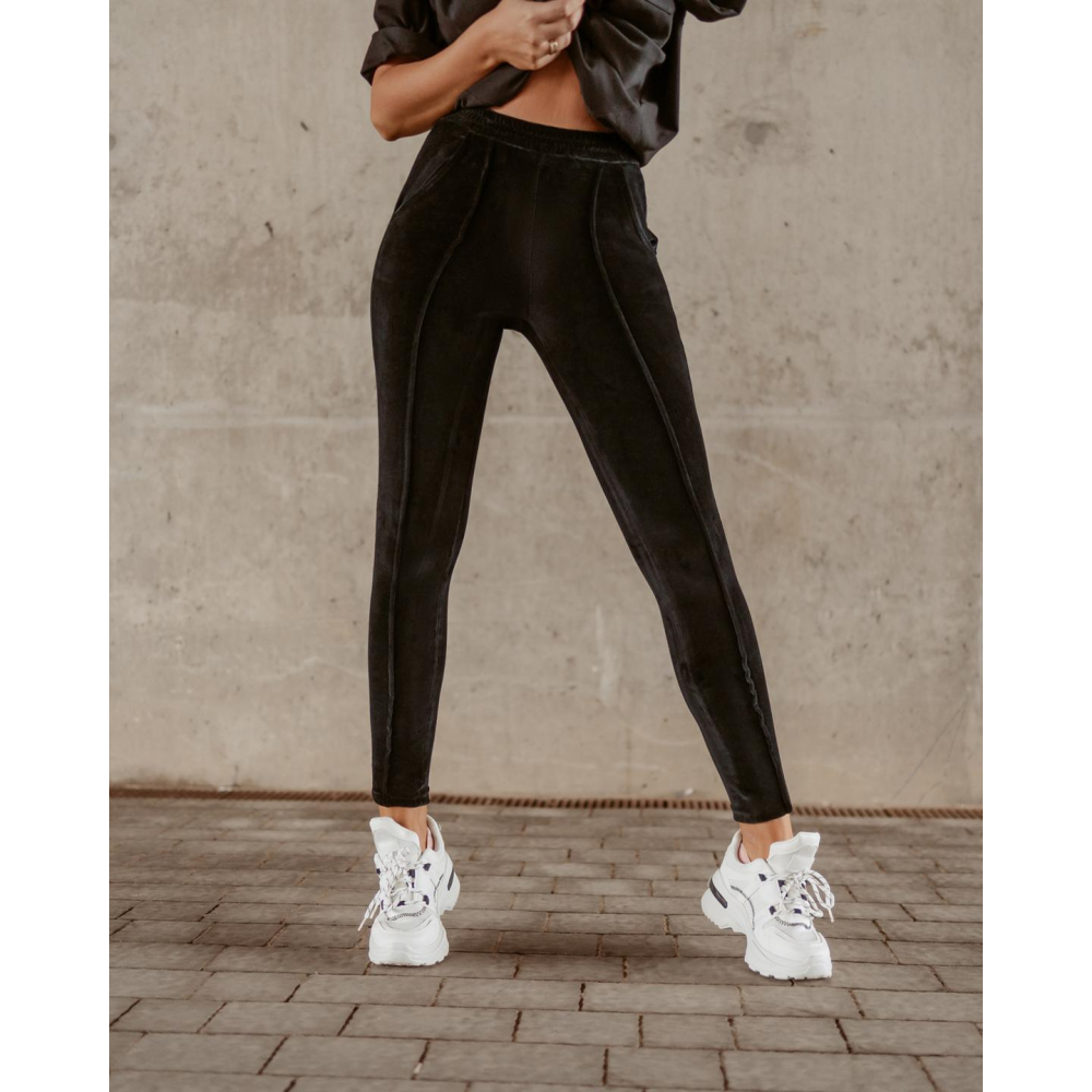 SPODNIE SIMPLE LINE BLACK