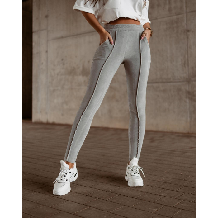 SPODNIE SIMPLE LINE GRAY