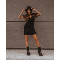 SUKIENKA FALL DRESS BLACK