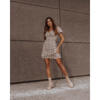 SUKIENKA FALL DRESS ECRU PETIT