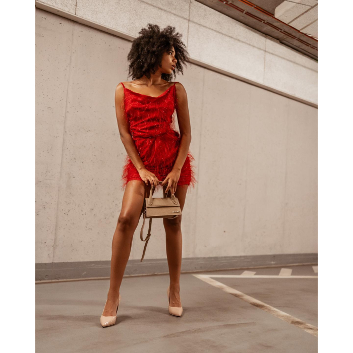 SUKIENKA LIGHT ELEGANCE RED