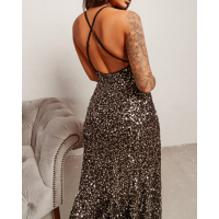 SUKIENKA QUEEN OF NEW YEAR BLACK