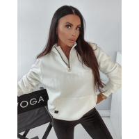 BLUZA BAWEŁNIANA COOL COLLEGE ECRU