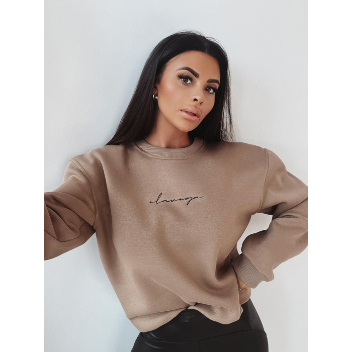 BLUZA MY COMFORT DARK BEŻ