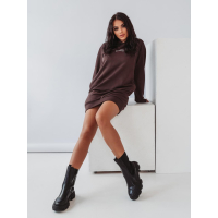 BLUZA SUKIENKA CUTE & SOFT BROWN