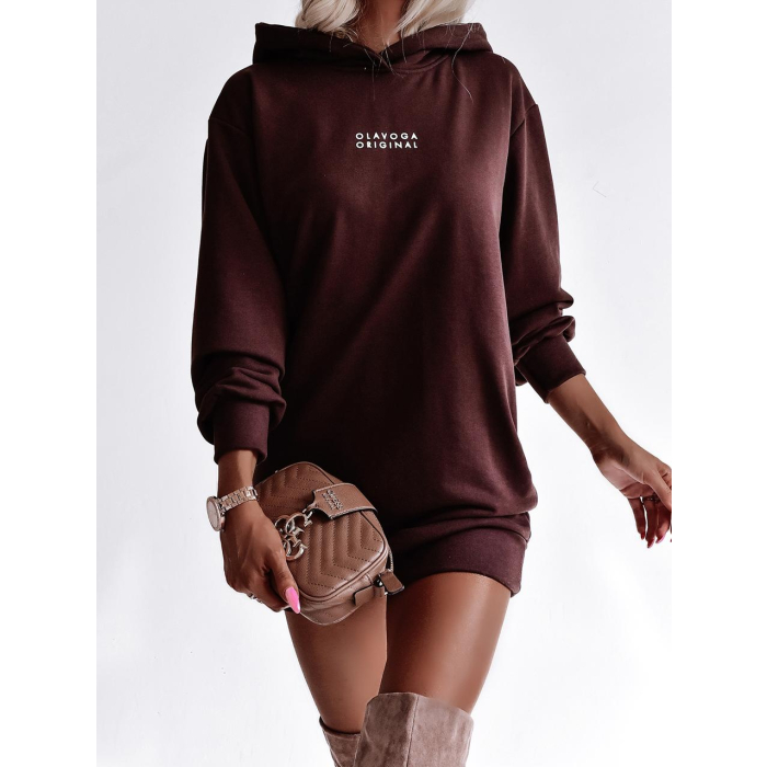 BLUZA SUKIENKA CUTE & SOFT BROWN