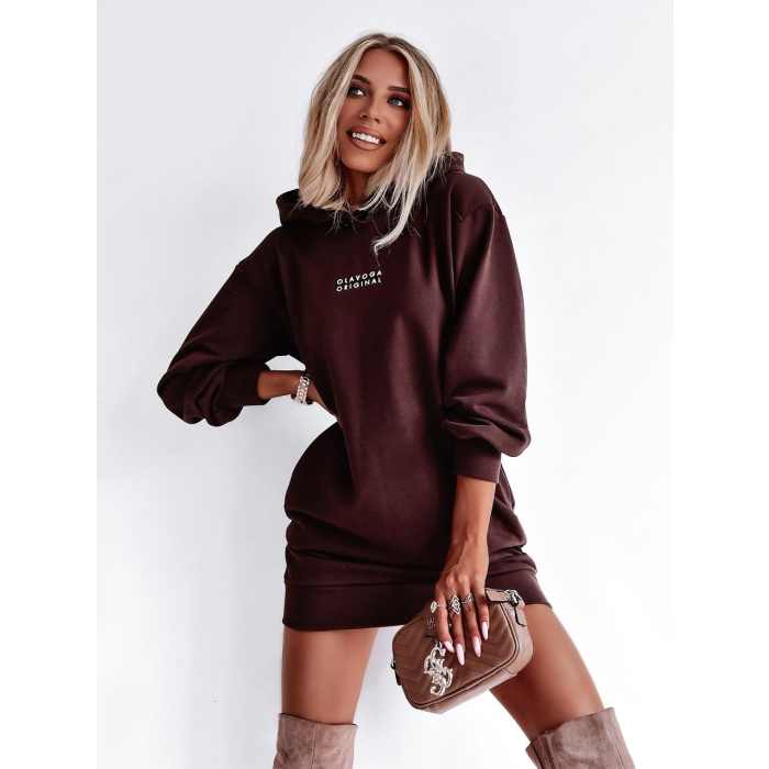 BLUZA SUKIENKA CUTE & SOFT BROWN