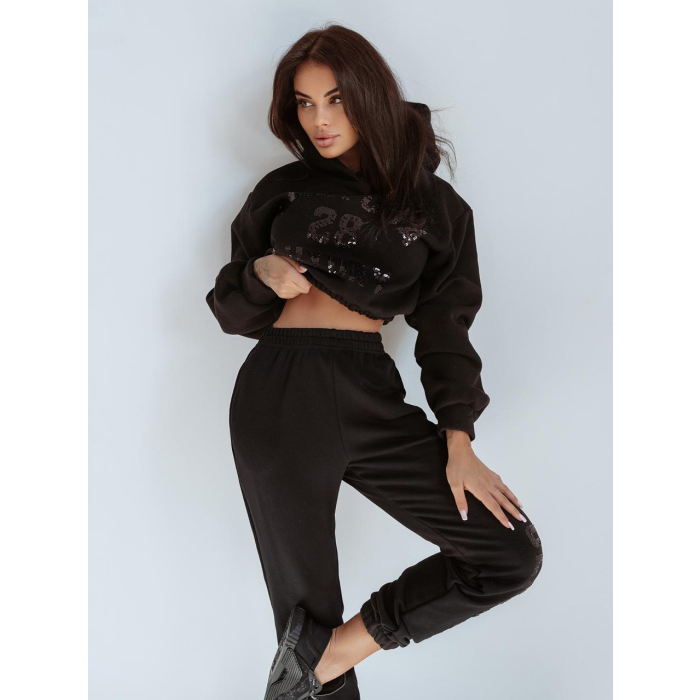 KOMPLET DRES BLACK BLING BLACK