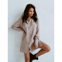 KOSZULA LONG SHIRT BEŻ