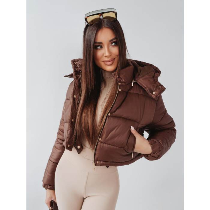 KURTKA BOMBERKA I'M FASHION BROWN