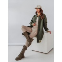 PŁASZCZ BOMBERKA BLACK ACCENT KHAKI