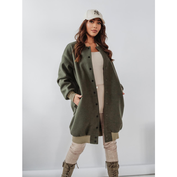 PŁASZCZ BOMBERKA BLACK ACCENT KHAKI