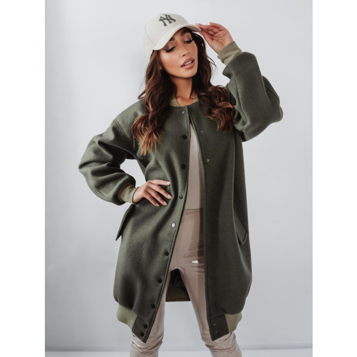 PŁASZCZ BOMBERKA BLACK ACCENT KHAKI