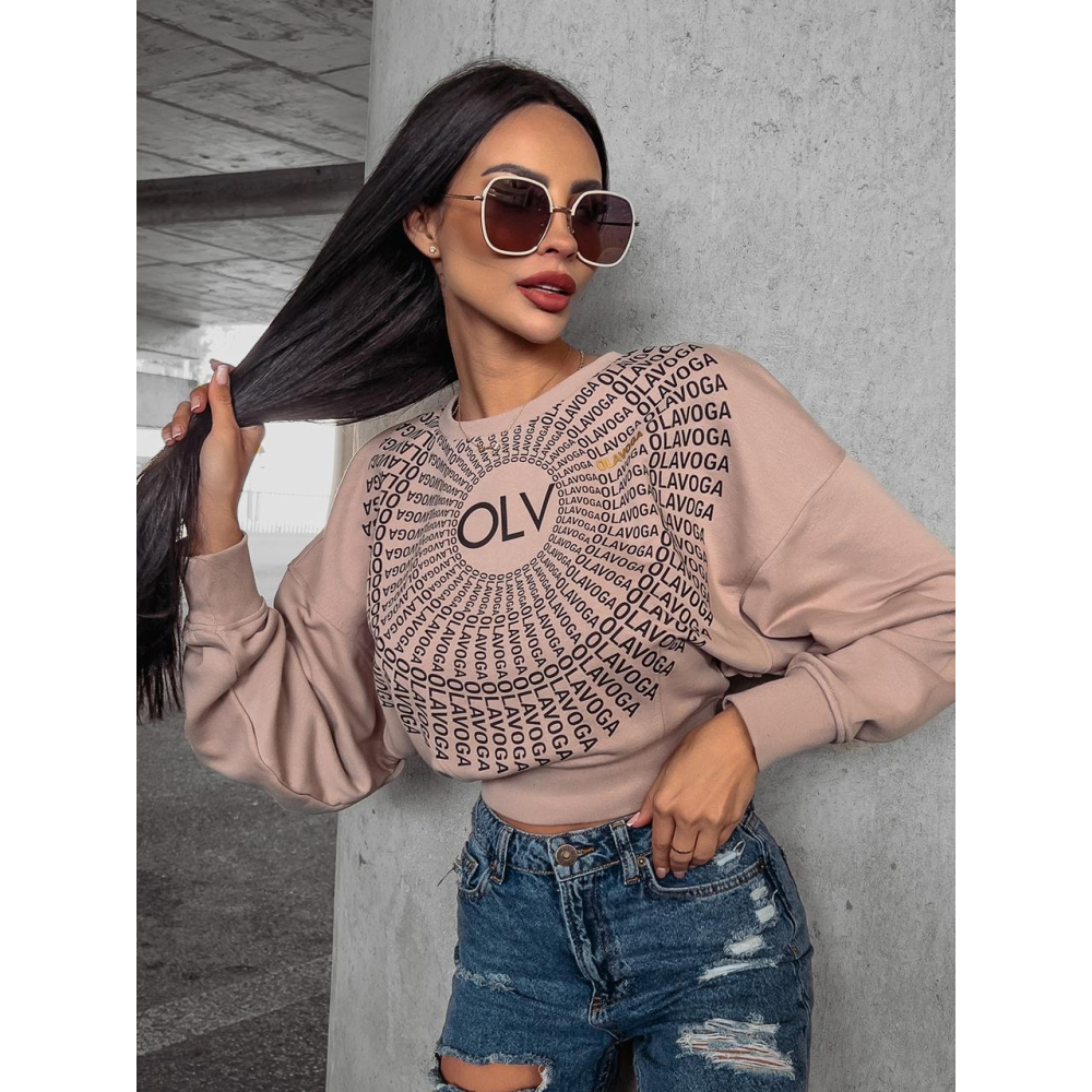 BLUZA BAWEŁNIANA TANES OFF BEIGE