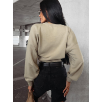 BLUZA BAWEŁNIANA TANES OFF KHAKI