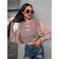 BLUZA BAWEŁNIANA TANES OFF BEIGE