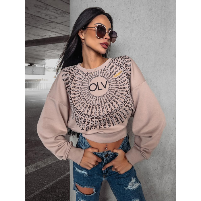 BLUZA BAWEŁNIANA TANES OFF BEIGE