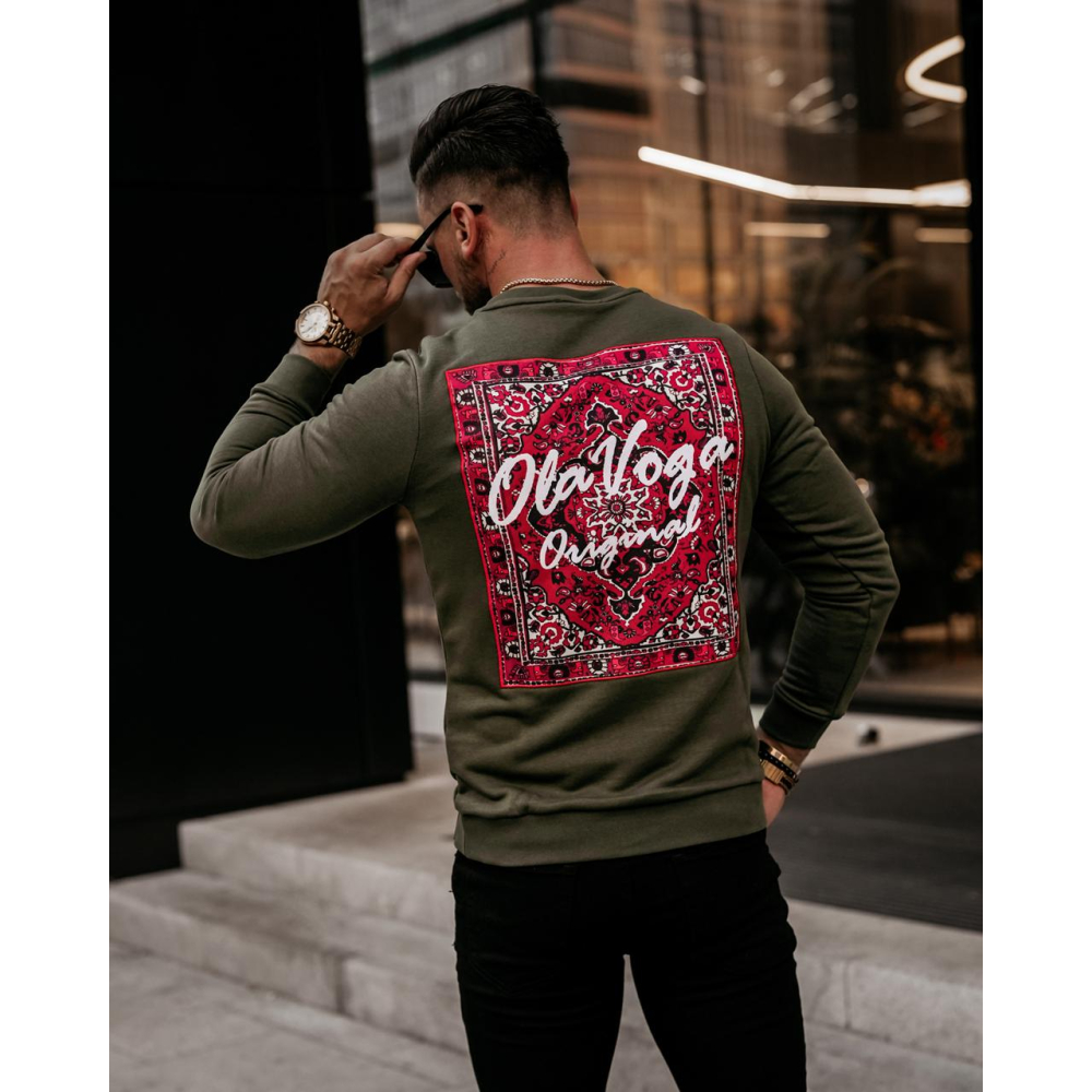 BLUZA MĘSKA BAWEŁNIANA ESSEN KHAKI