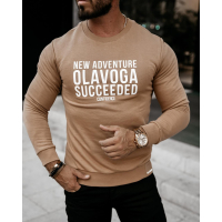 BLUZA MĘSKA BAWEŁNIANA ESSEN BEIGE