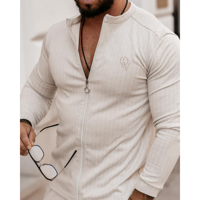 BLUZA MĘSKA BAWEŁNIANA NORDEN BEIGE