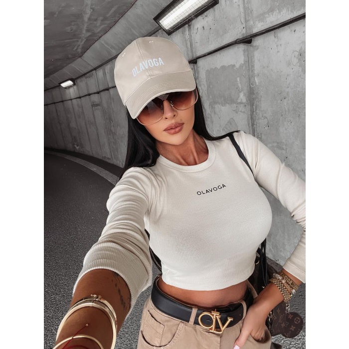 BLUZKA BAWEŁNIANA TRUE BEIGE