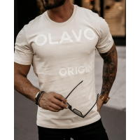 BLUZKA T-SHIRT MĘSKI BUR BEIGE