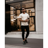 BLUZKA T-SHIRT MĘSKI BUR BEIGE