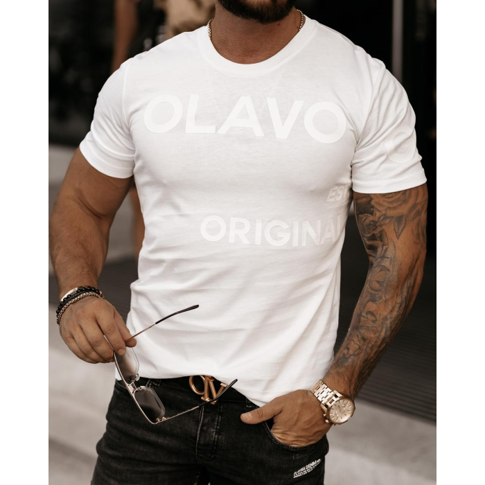 BLUZKA T-SHIRT MĘSKI BUR OFF WHITE