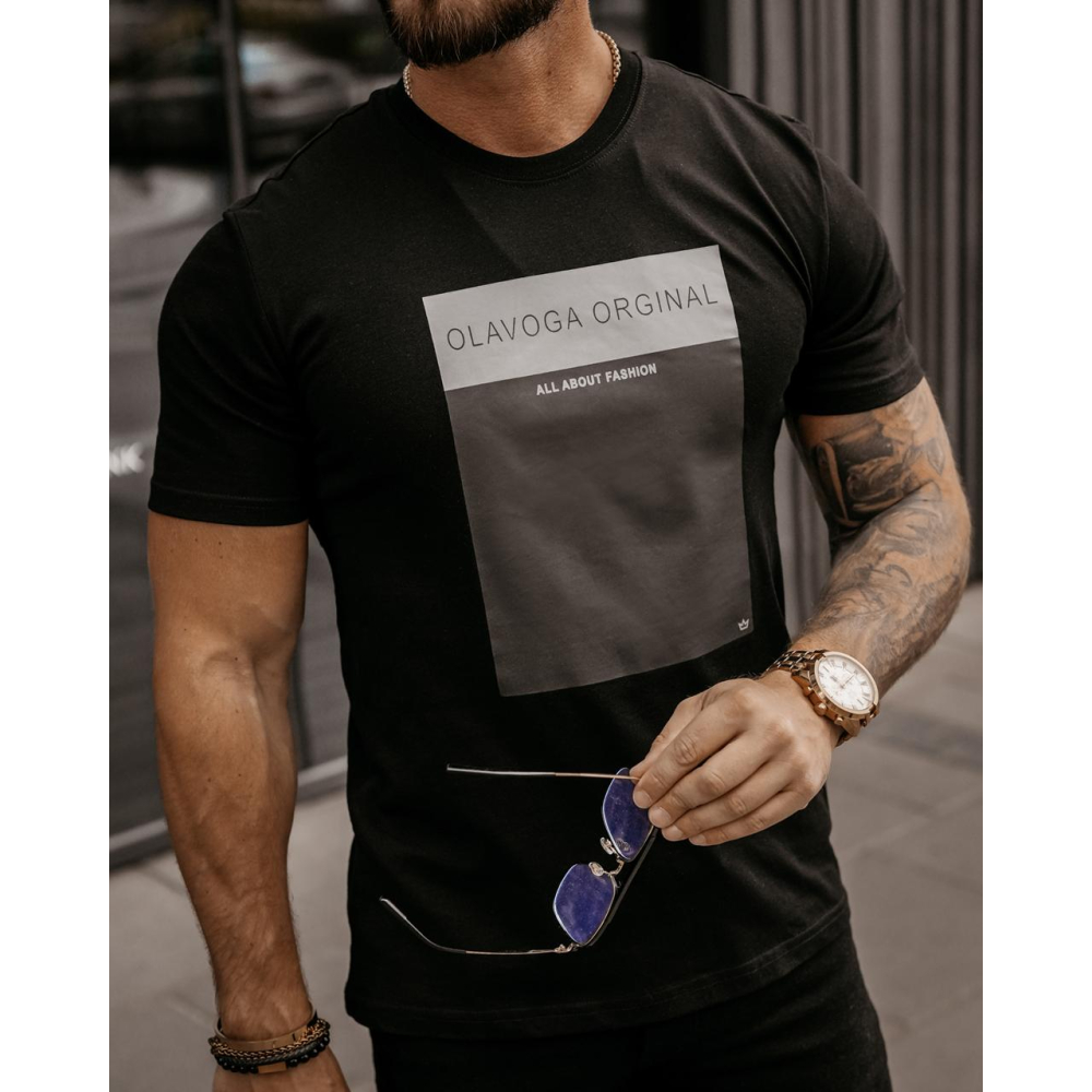 BLUZKA T-SHIRT MĘSKI TEXAS BLACK